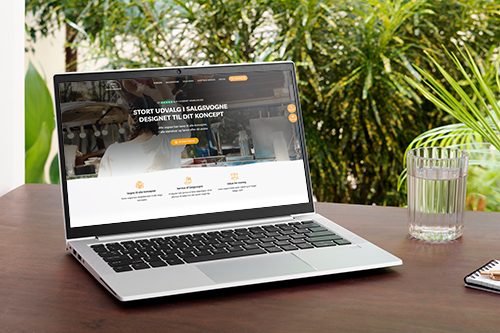 Foodtruckdesign tilpasset til computer